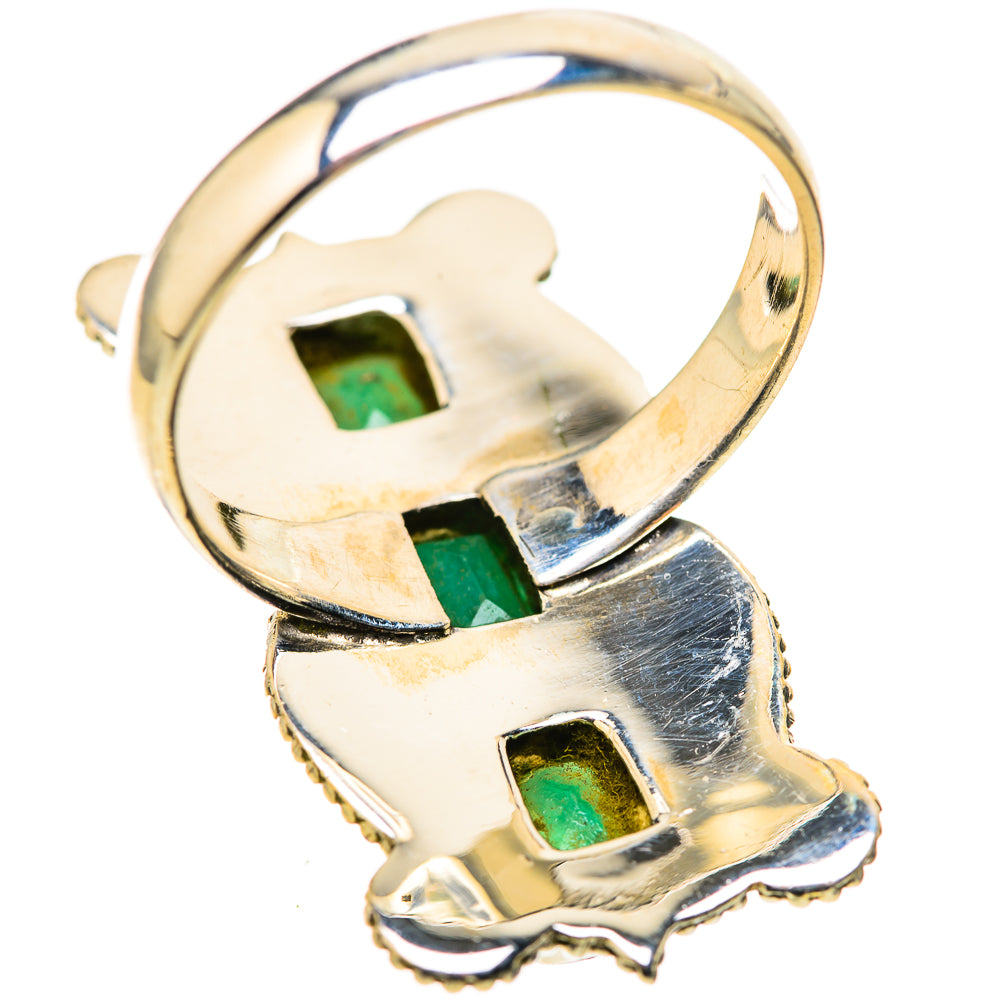 Zambian Emerald Rings handcrafted by Anasilvercos - RING128846 - Photo 3
