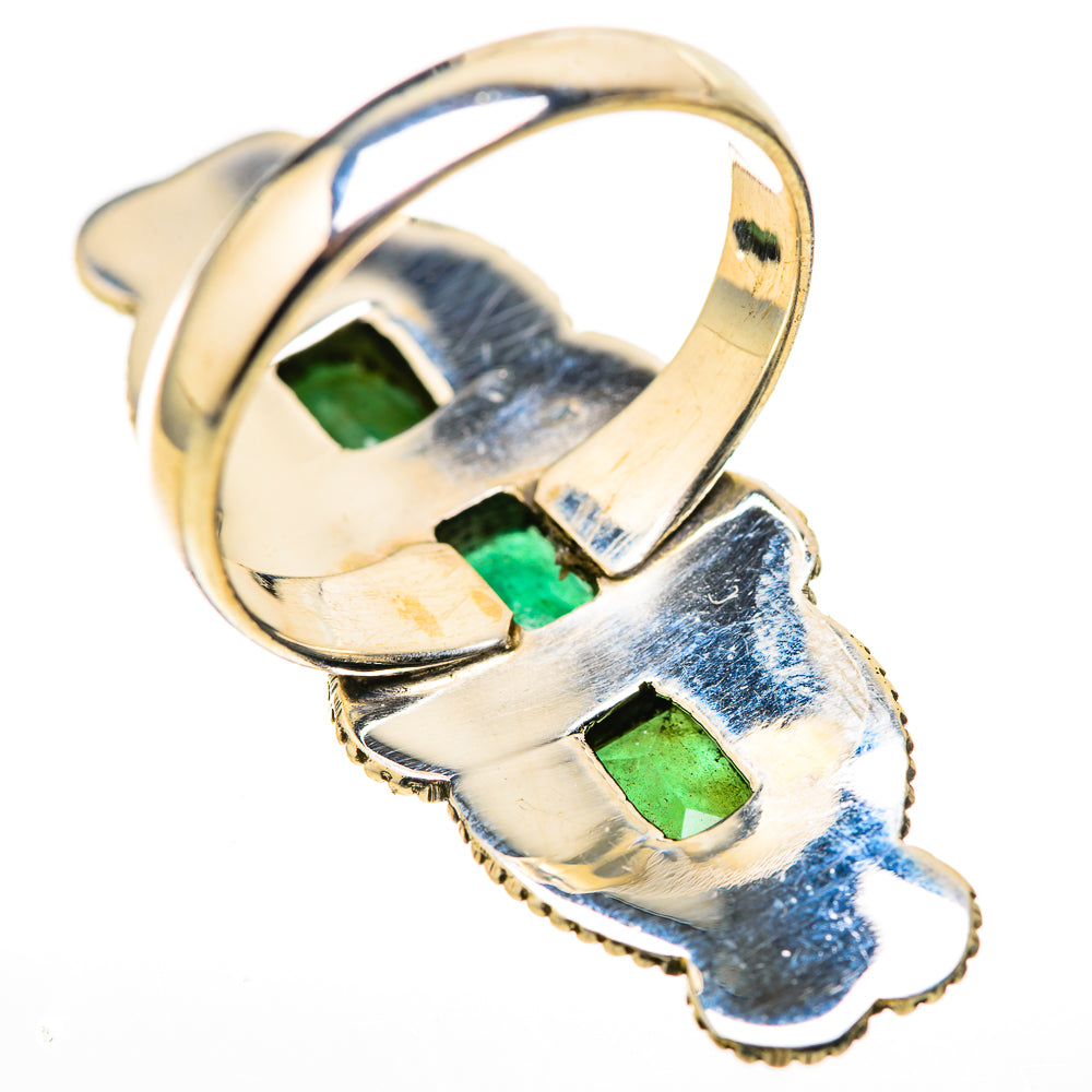 Zambian Emerald Rings handcrafted by Anasilvercos - RING128847 - Photo 3