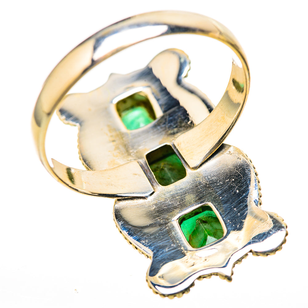 Zambian Emerald Rings handcrafted by Anasilvercos - RING128863 - Photo 3