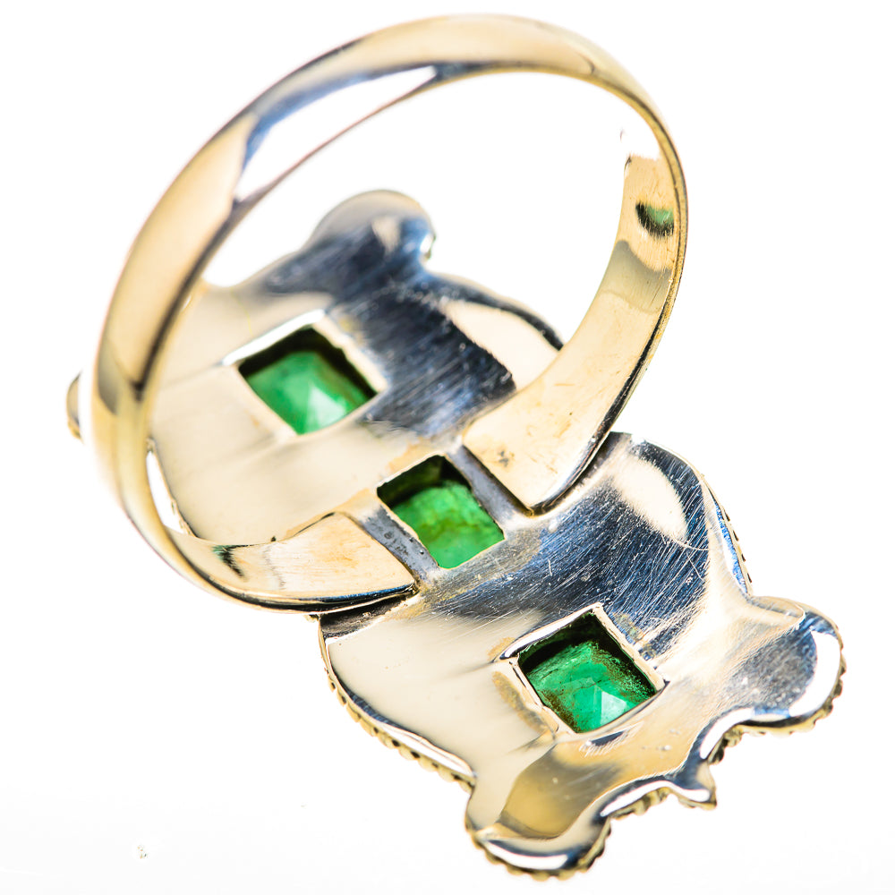 Zambian Emerald Rings handcrafted by Anasilvercos - RING128877 - Photo 3
