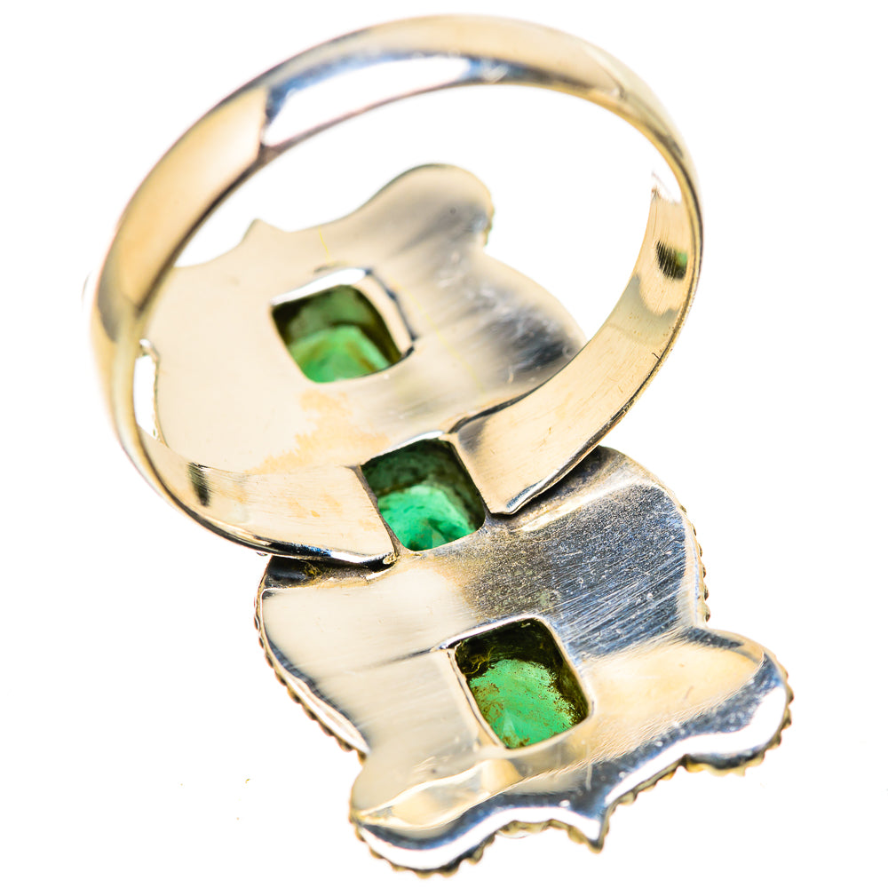 Zambian Emerald Rings handcrafted by Anasilvercos - RING128887 - Photo 3