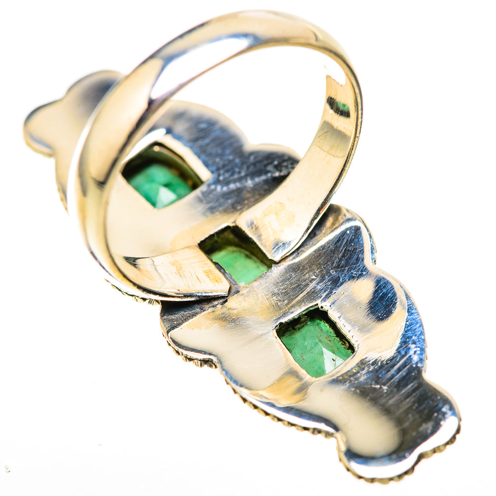 Zambian Emerald Rings handcrafted by Anasilvercos - RING128888 - Photo 3