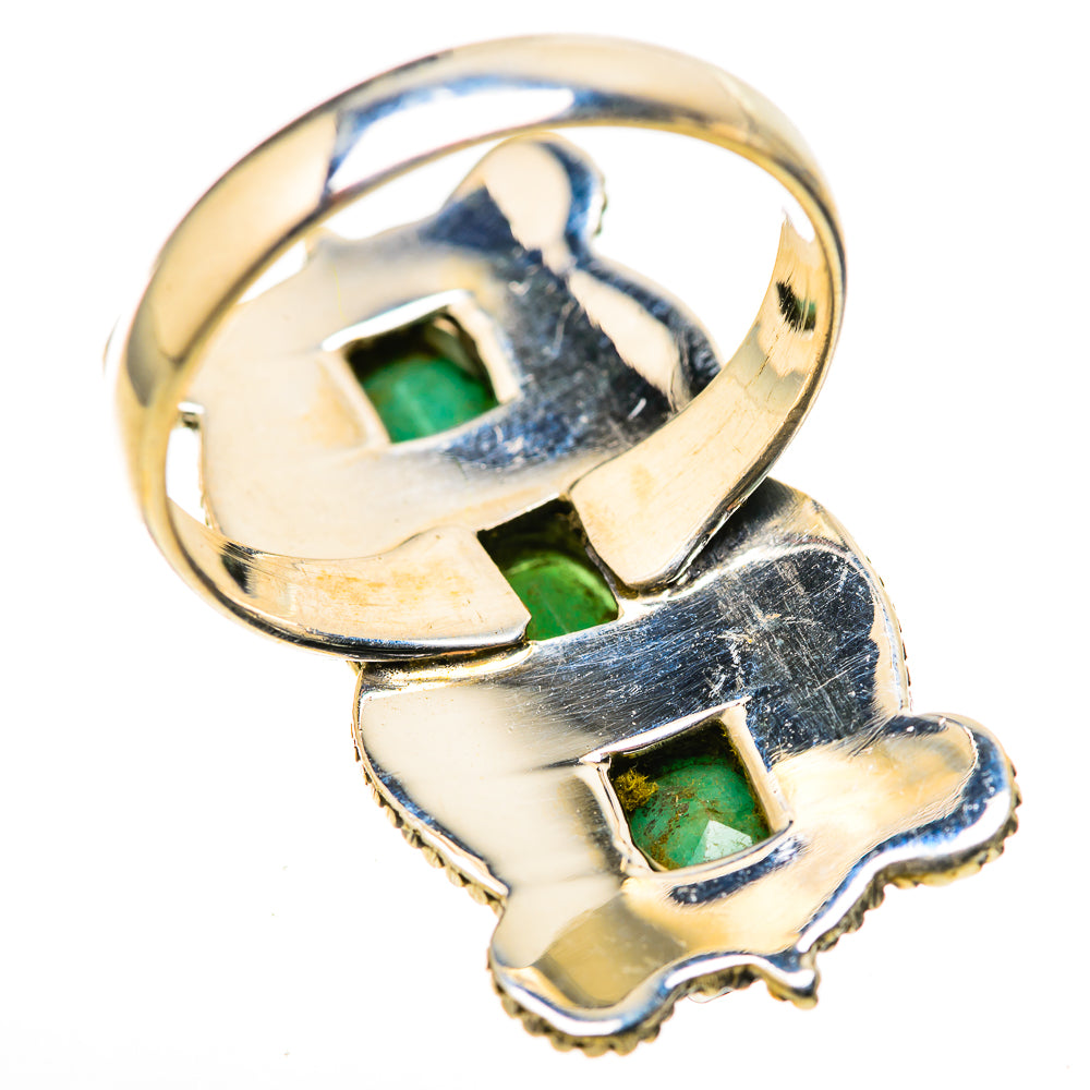 Zambian Emerald Rings handcrafted by Anasilvercos - RING128895 - Photo 3