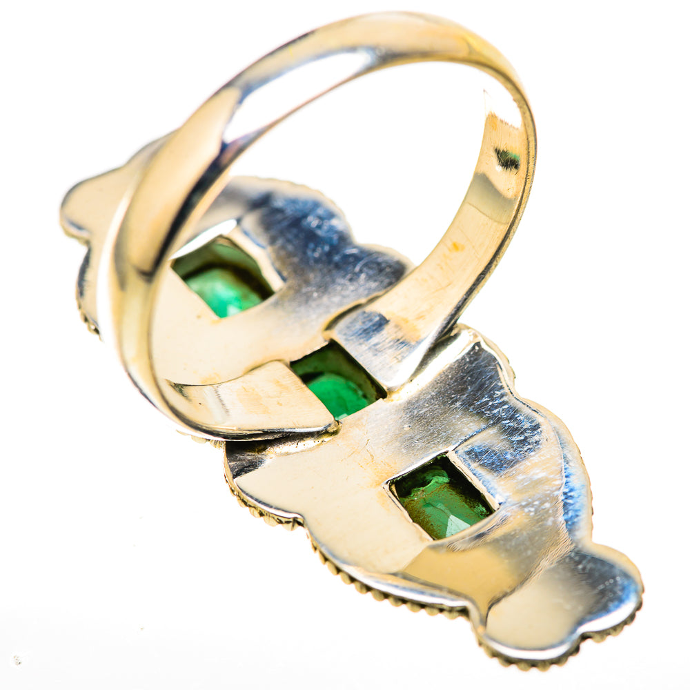 Zambian Emerald Rings handcrafted by Anasilvercos - RING128896 - Photo 3
