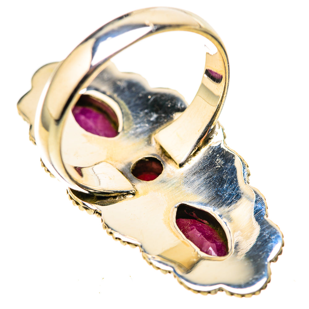Red Sillimanite Rings handcrafted by Anasilvercos - RING128899 - Photo 3