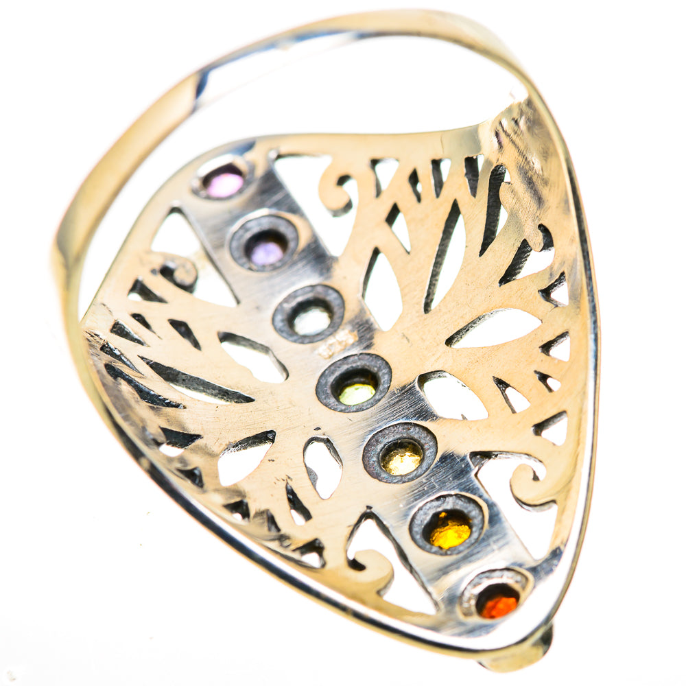 Multi-Stone Rainbow Chakra Rings handcrafted by Anasilvercos - RING128901 - Photo 3