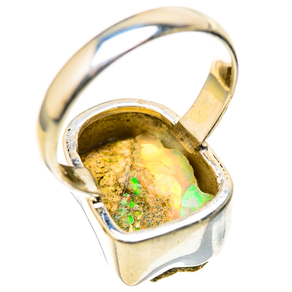 Ethiopian Opal Rings handcrafted by Anasilvercos - RING128903 - Photo 3