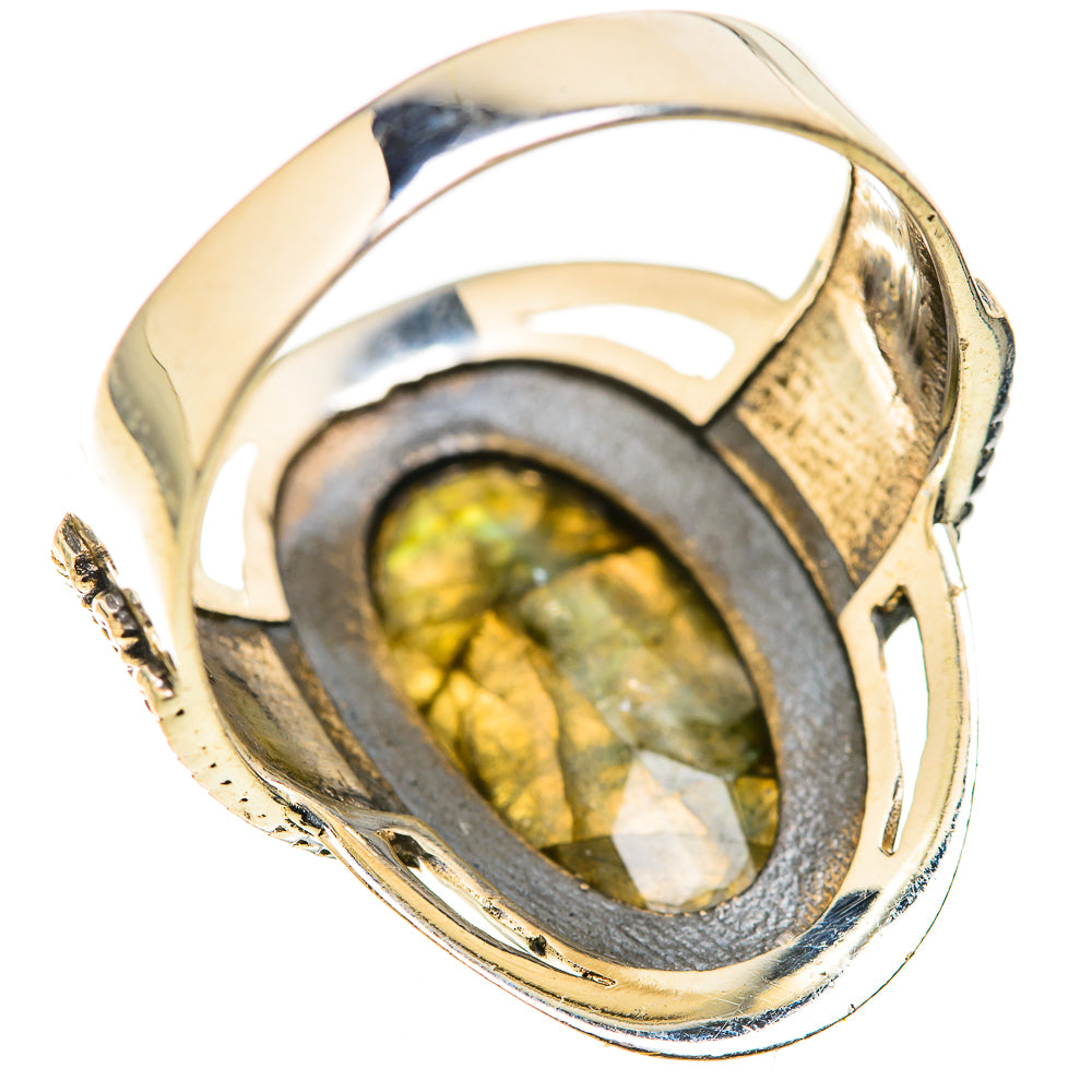 Labradorite Rings handcrafted by Anasilvercos - RING128906 - Photo 3