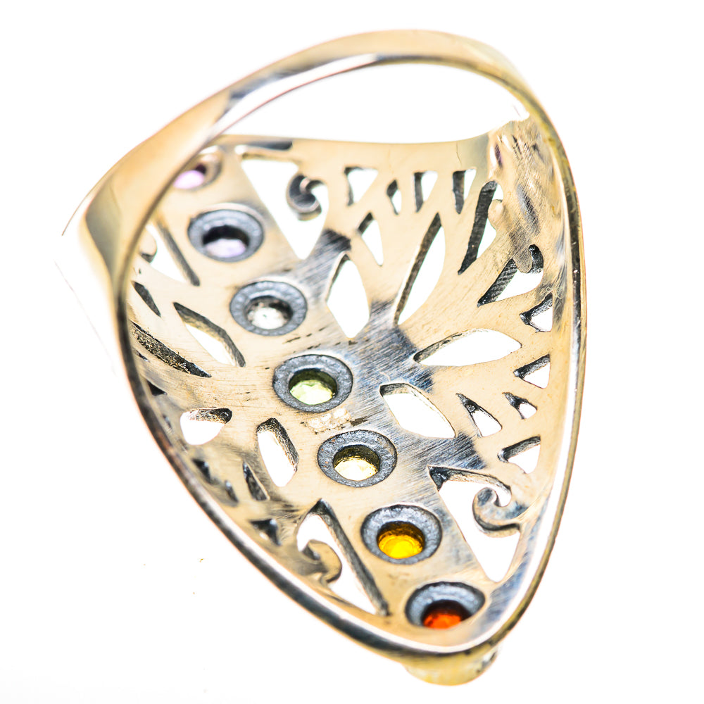 Multi-Stone Rainbow Chakra Rings handcrafted by Anasilvercos - RING128914 - Photo 3