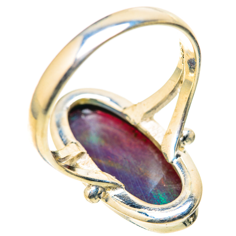 Aura Opal Rings handcrafted by Anasilvercos - RING128928 - Photo 3