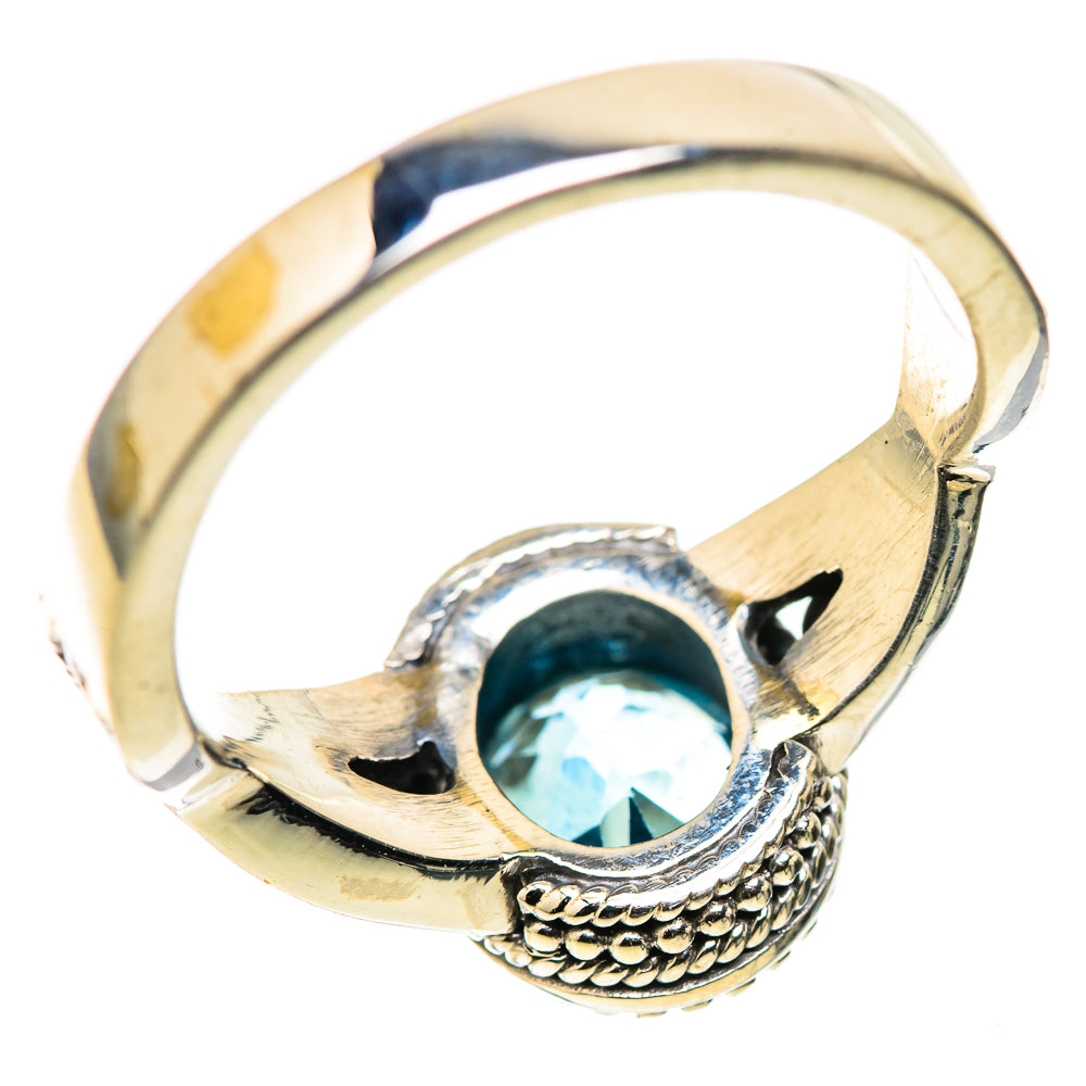 Blue Topaz Rings handcrafted by Anasilvercos - RING128930 - Photo 3