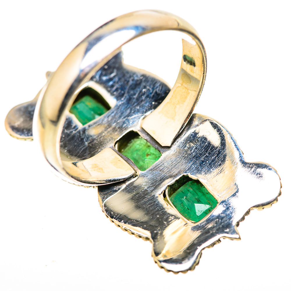 Zambian Emerald Rings handcrafted by Anasilvercos - RING128950 - Photo 3