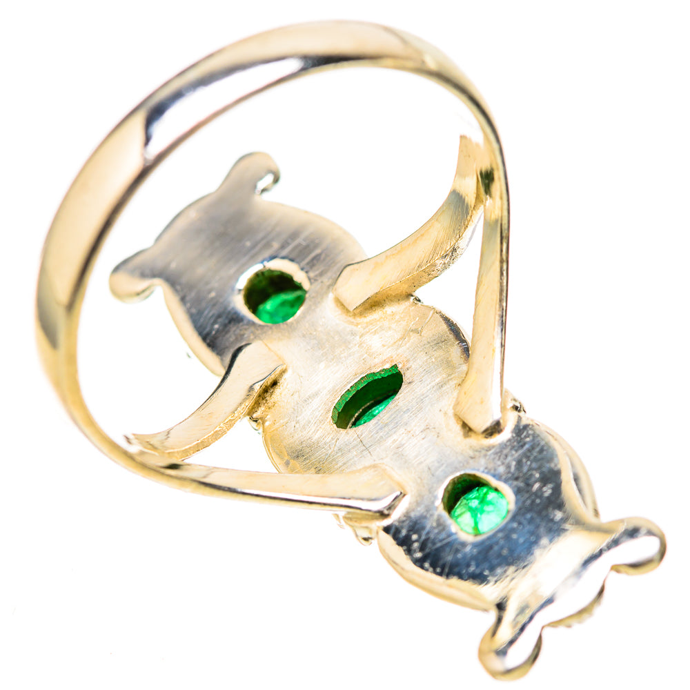 Zambian Emerald Rings handcrafted by Anasilvercos - RING128960 - Photo 3