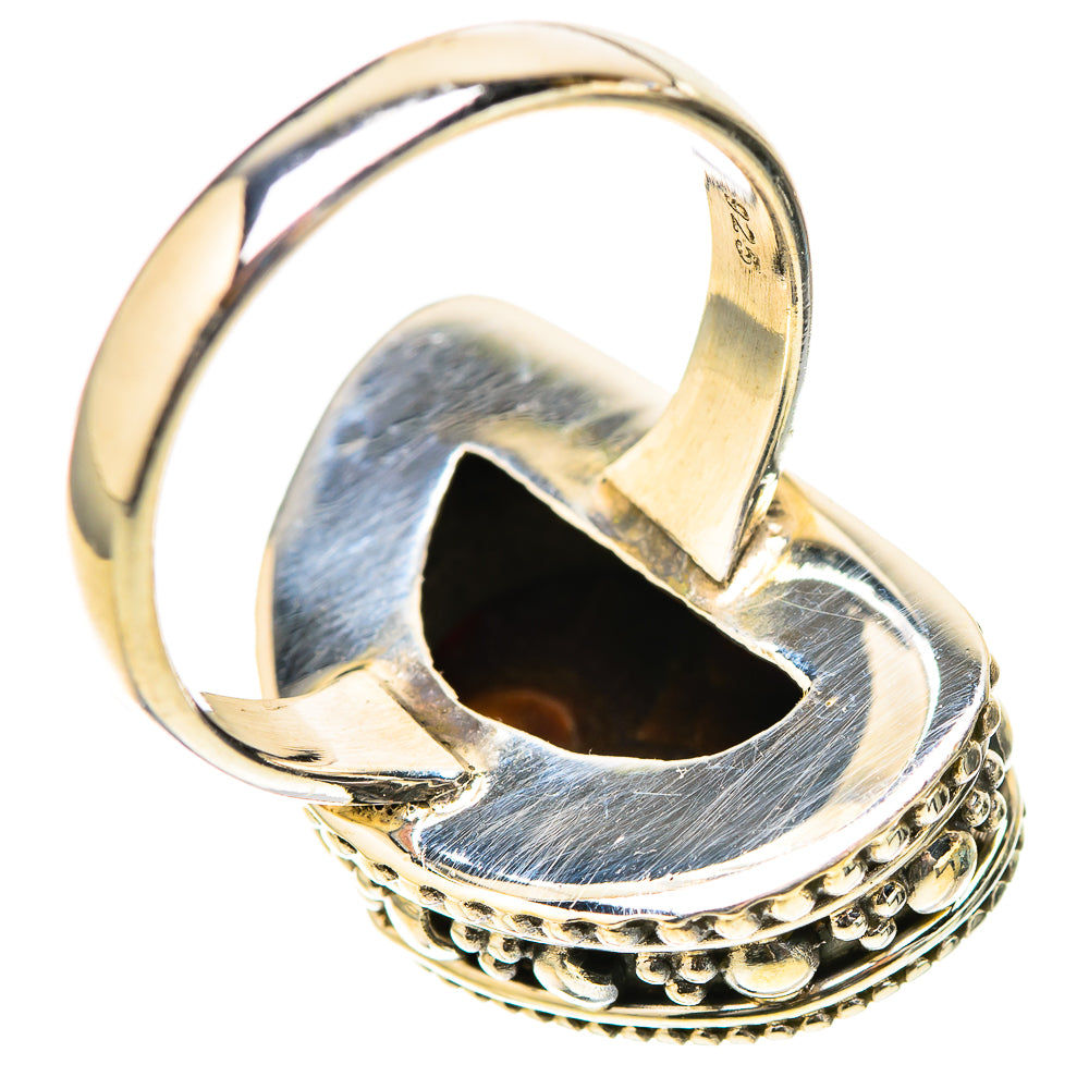 Mexican Fire Agate Rings handcrafted by Anasilvercos - RING128963 - Photo 3