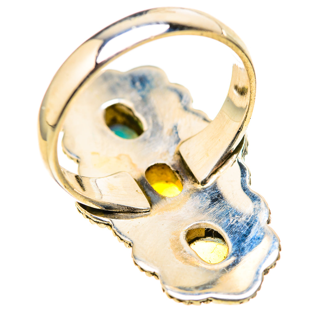Ethiopian Opal Rings handcrafted by Anasilvercos - RING128974 - Photo 3