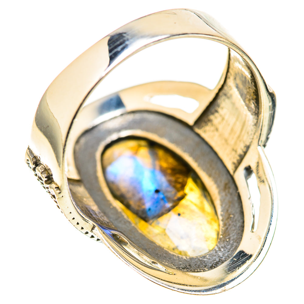 Labradorite Rings handcrafted by Anasilvercos - RING129002 - Photo 3