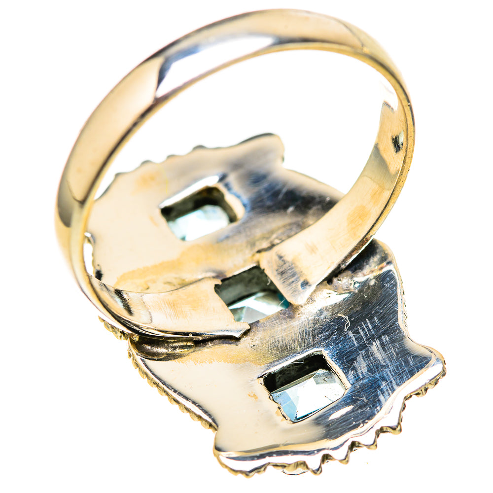 Blue Topaz Rings handcrafted by Anasilvercos - RING129005 - Photo 3