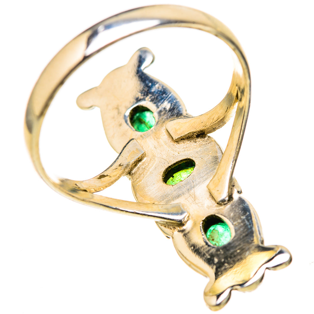 Zambian Emerald Rings handcrafted by Anasilvercos - RING129006 - Photo 3
