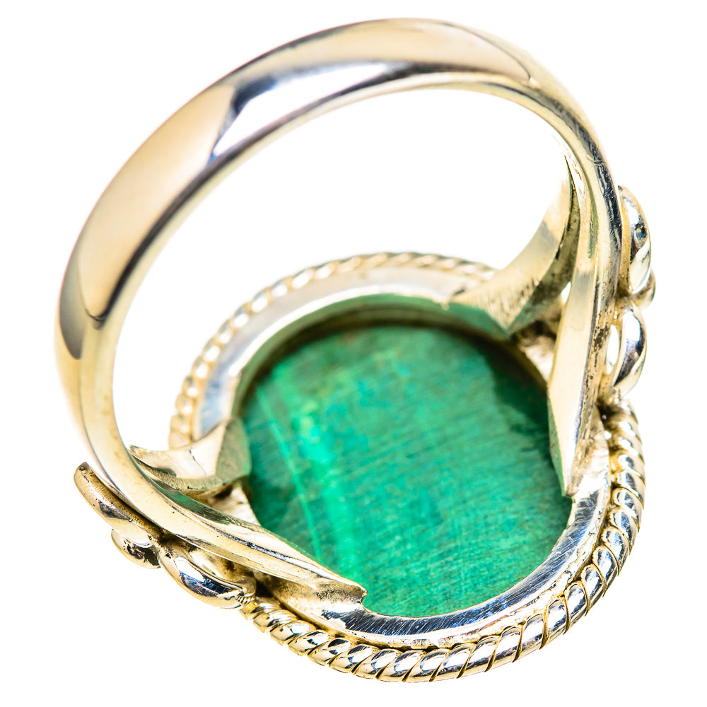 Malachite Rings handcrafted by Anasilvercos - RING129007 - Photo 3