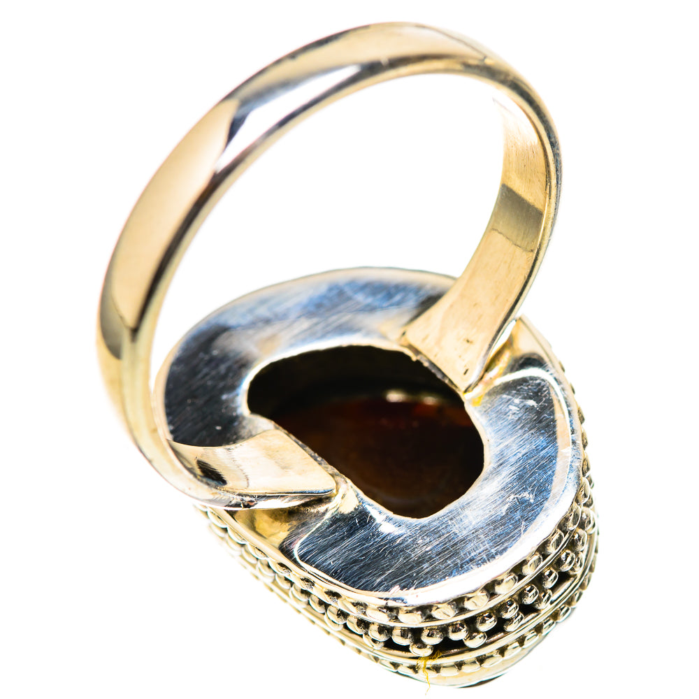 Mexican Fire Agate Rings handcrafted by Anasilvercos - RING129009 - Photo 3