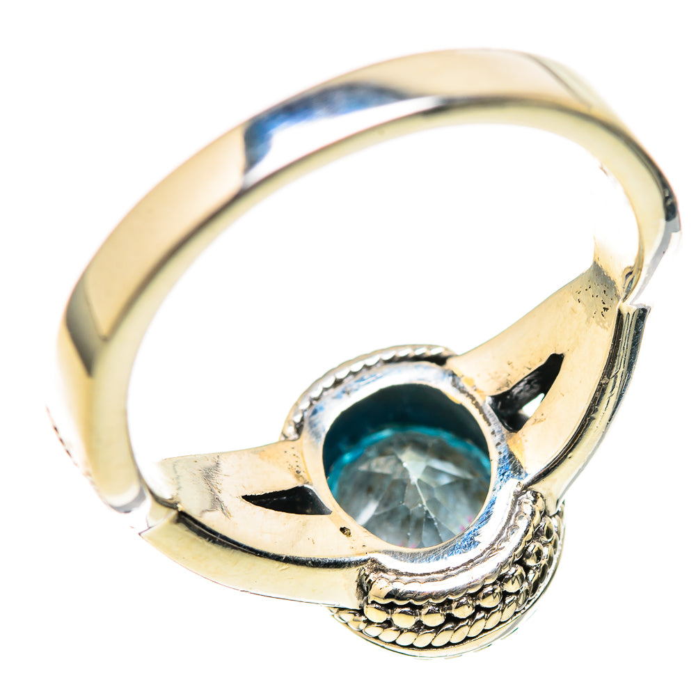 Blue Topaz Rings handcrafted by Anasilvercos - RING129022 - Photo 3