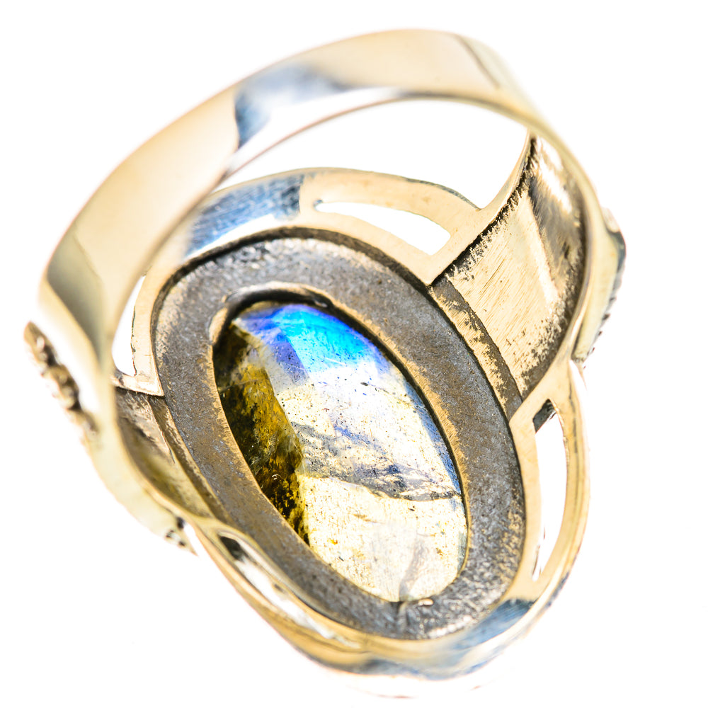 Labradorite Rings handcrafted by Anasilvercos - RING129032 - Photo 3