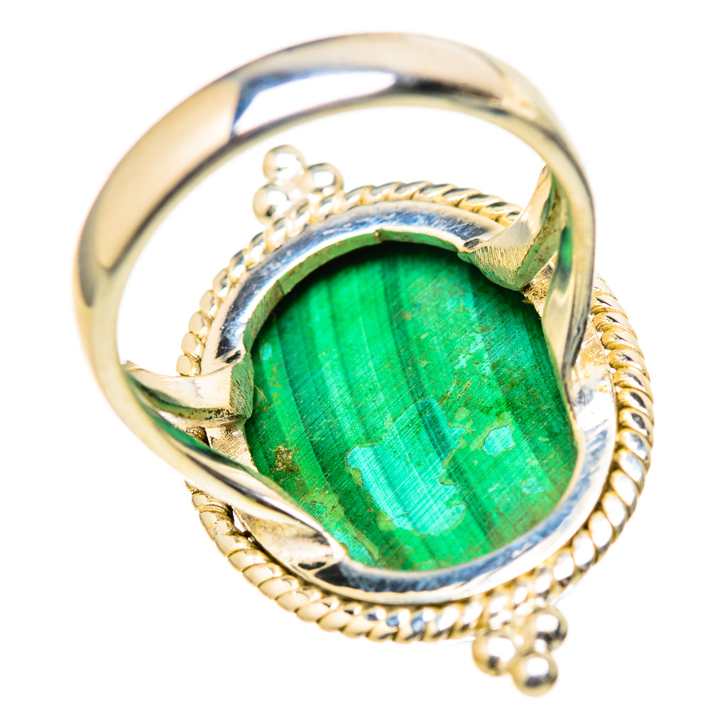 Malachite Rings handcrafted by Anasilvercos - RING129035 - Photo 3