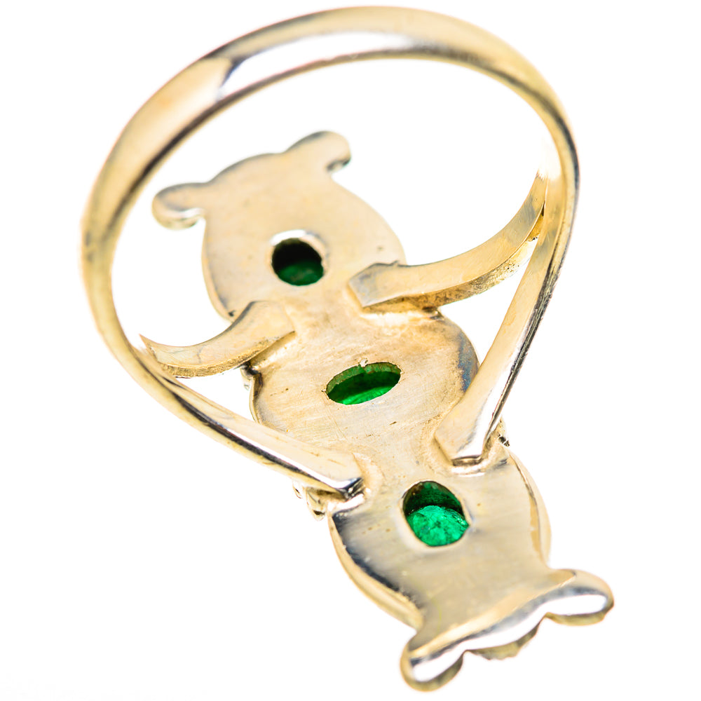 Zambian Emerald Rings handcrafted by Anasilvercos - RING129036 - Photo 3