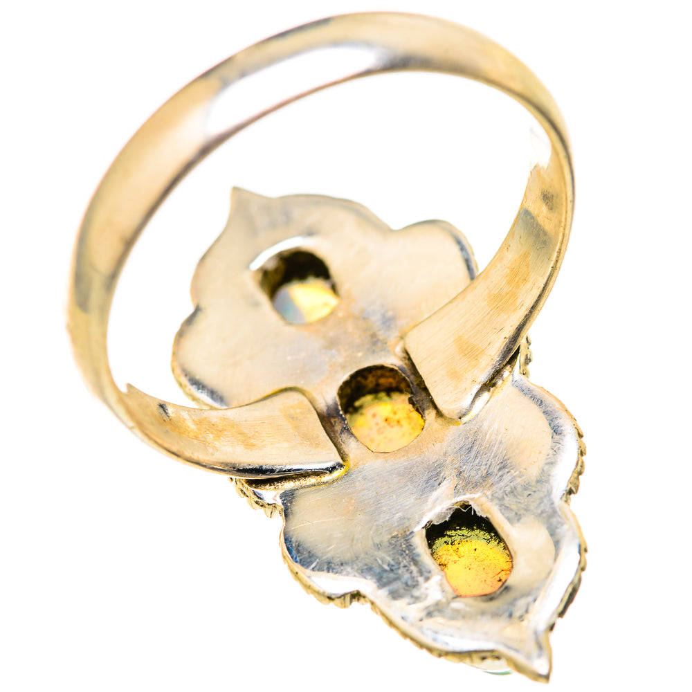 Ethiopian Opal Rings handcrafted by Anasilvercos - RING129042 - Photo 3