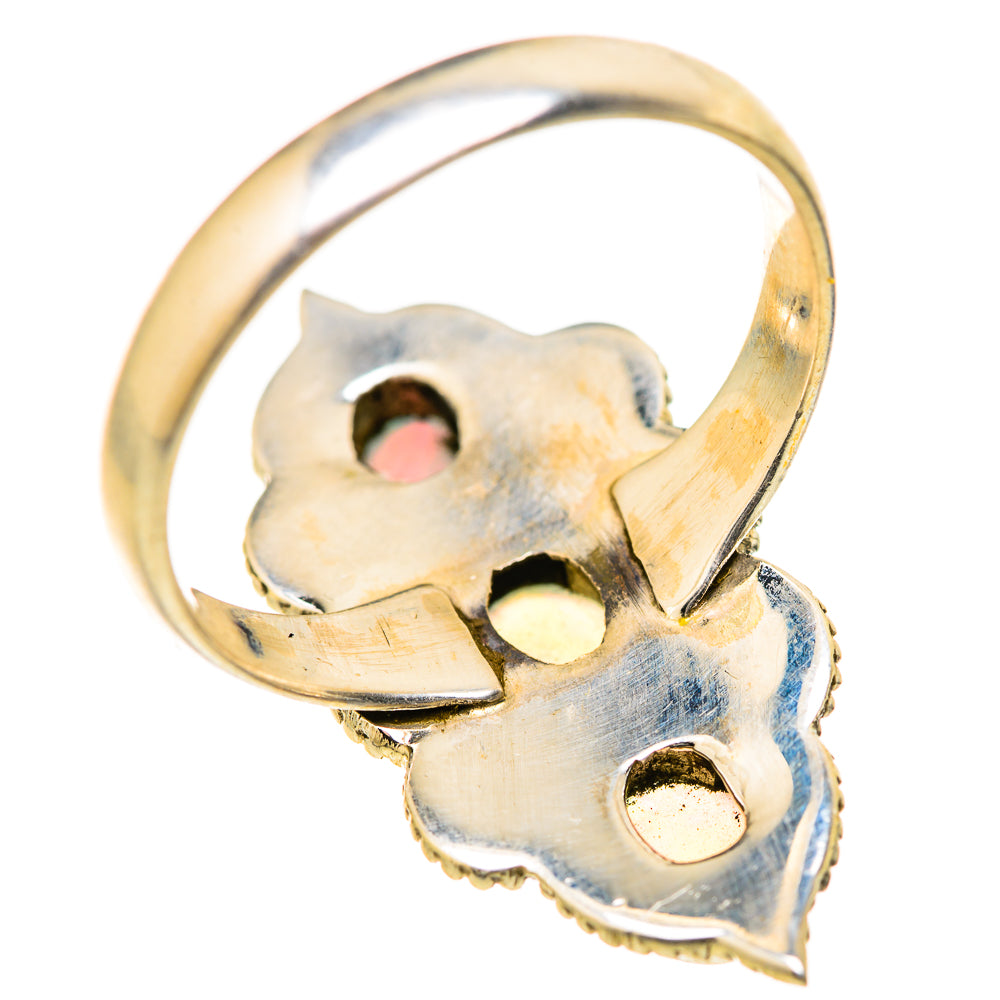 Ethiopian Opal Rings handcrafted by Anasilvercos - RING129052 - Photo 3