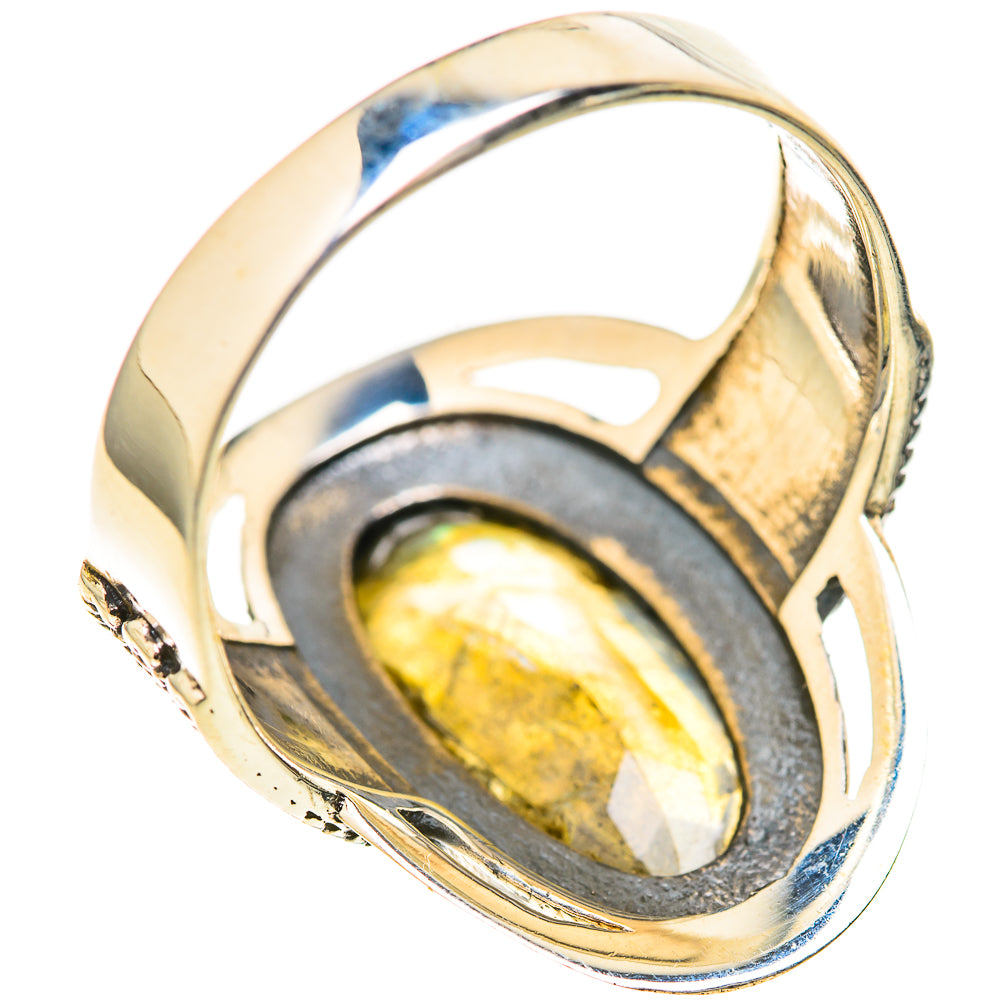 Labradorite Rings handcrafted by Anasilvercos - RING129062 - Photo 3