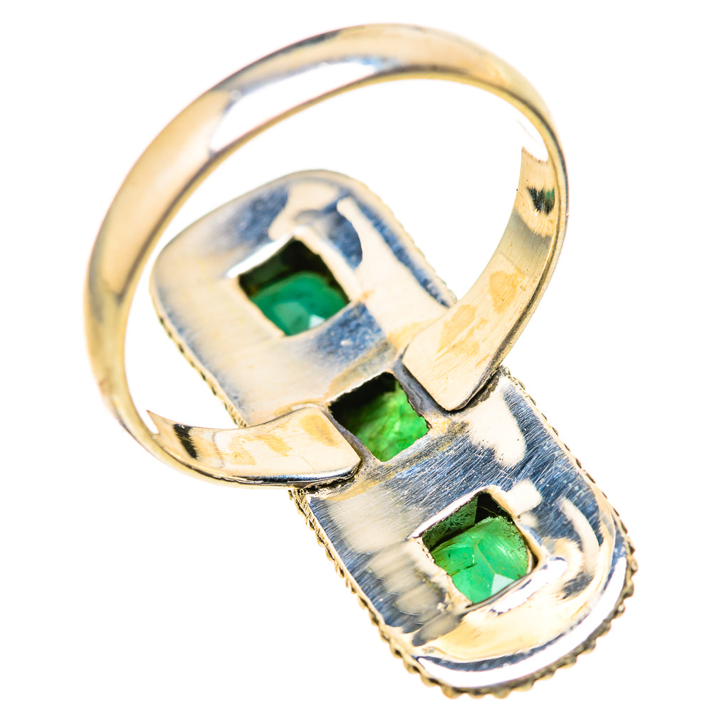Zambian Emerald Rings handcrafted by Anasilvercos - RING129066 - Photo 3