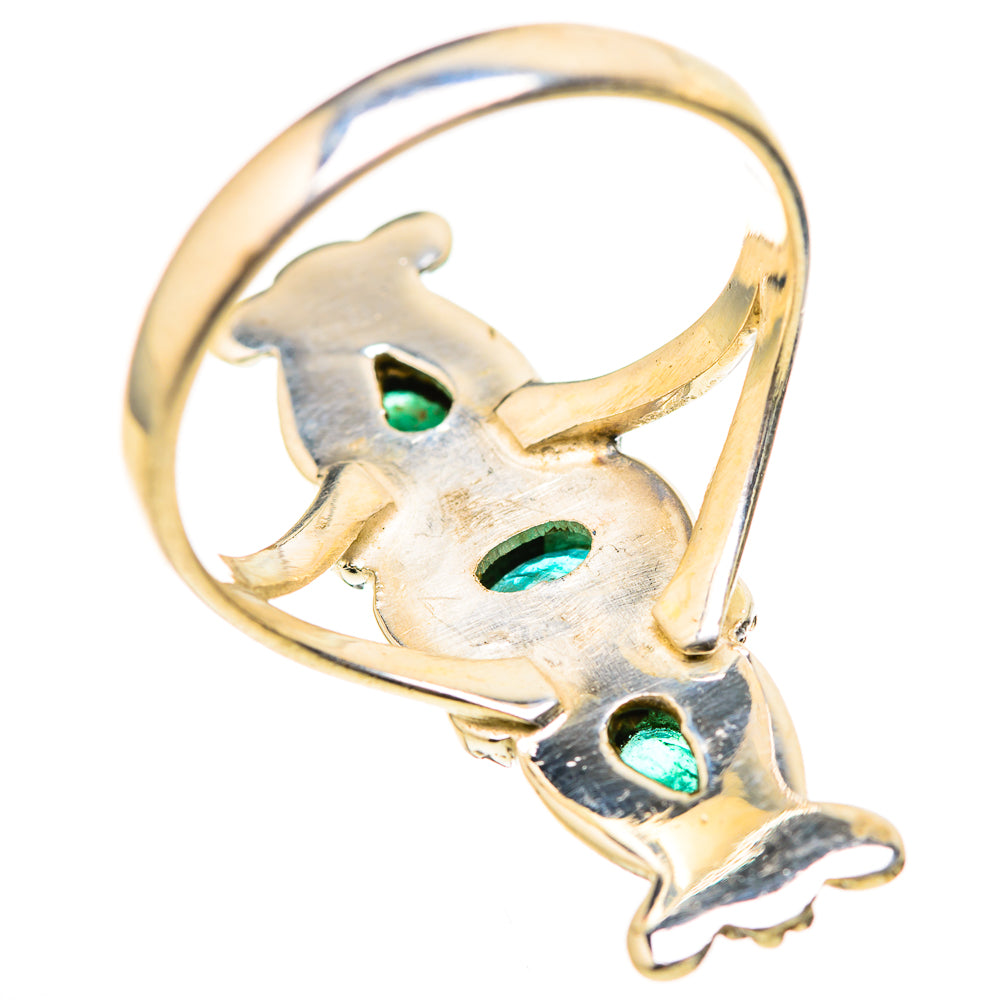 Zambian Emerald Rings handcrafted by Anasilvercos - RING129067 - Photo 3