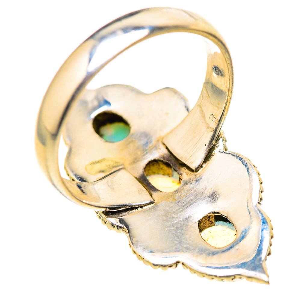 Ethiopian Opal Rings handcrafted by Anasilvercos - RING129070 - Photo 3