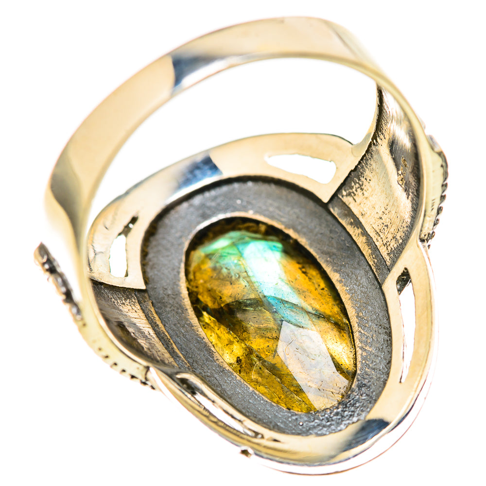 Labradorite Rings handcrafted by Anasilvercos - RING129071 - Photo 3