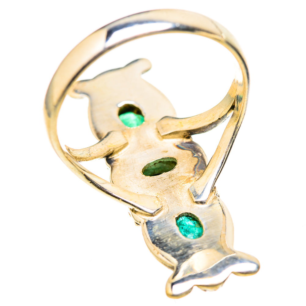 Zambian Emerald Rings handcrafted by Anasilvercos - RING129075 - Photo 3