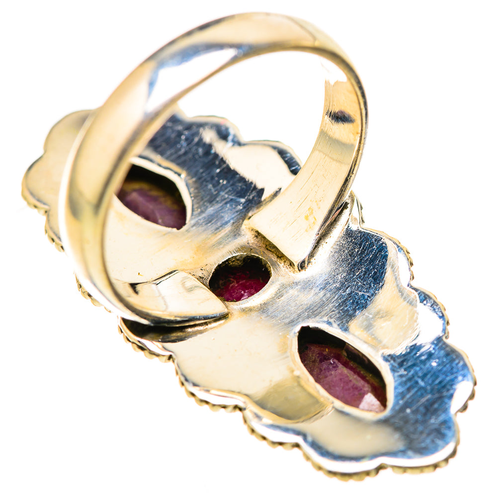 Red Sillimanite Rings handcrafted by Anasilvercos - RING129092 - Photo 3