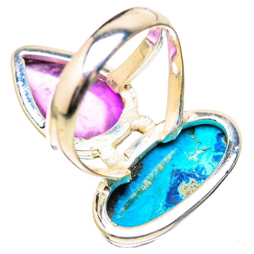 Shattuckite, Amethyst Rings handcrafted by Anasilvercos - RING129119 - Photo 3