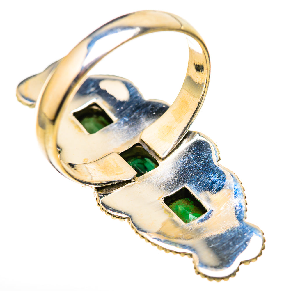 Zambian Emerald Rings handcrafted by Anasilvercos - RING129122 - Photo 3
