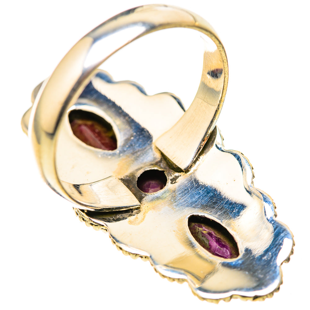 Red Sillimanite Rings handcrafted by Anasilvercos - RING129125 - Photo 3