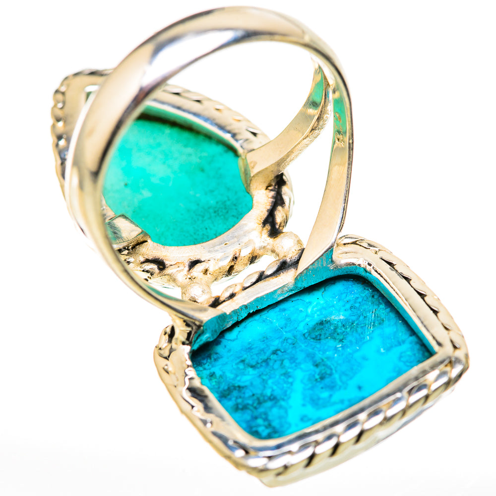 Chrysocolla, Larimar Rings handcrafted by Anasilvercos - RING129141 - Photo 3
