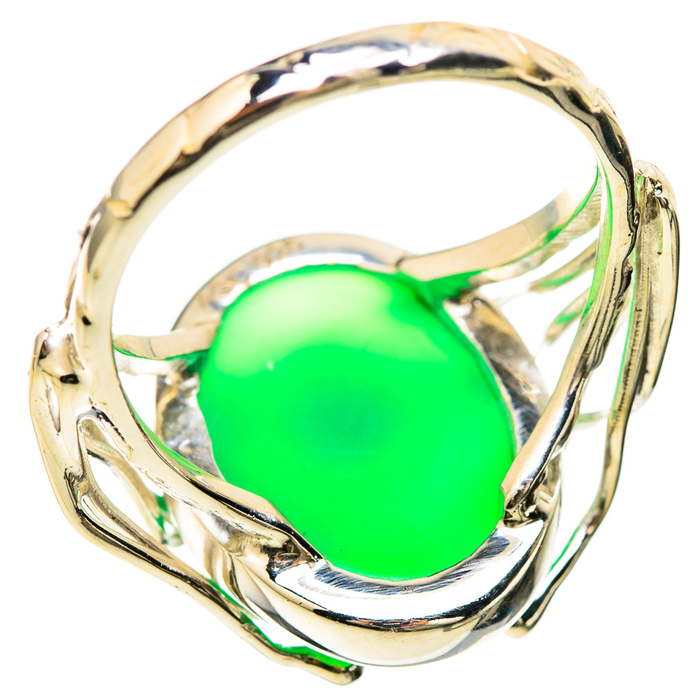 Green Onyx Rings handcrafted by Anasilvercos - RING129181 - Photo 3