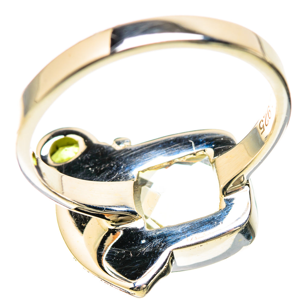 Green Amethyst Rings handcrafted by Anasilvercos - RING129201 - Photo 3
