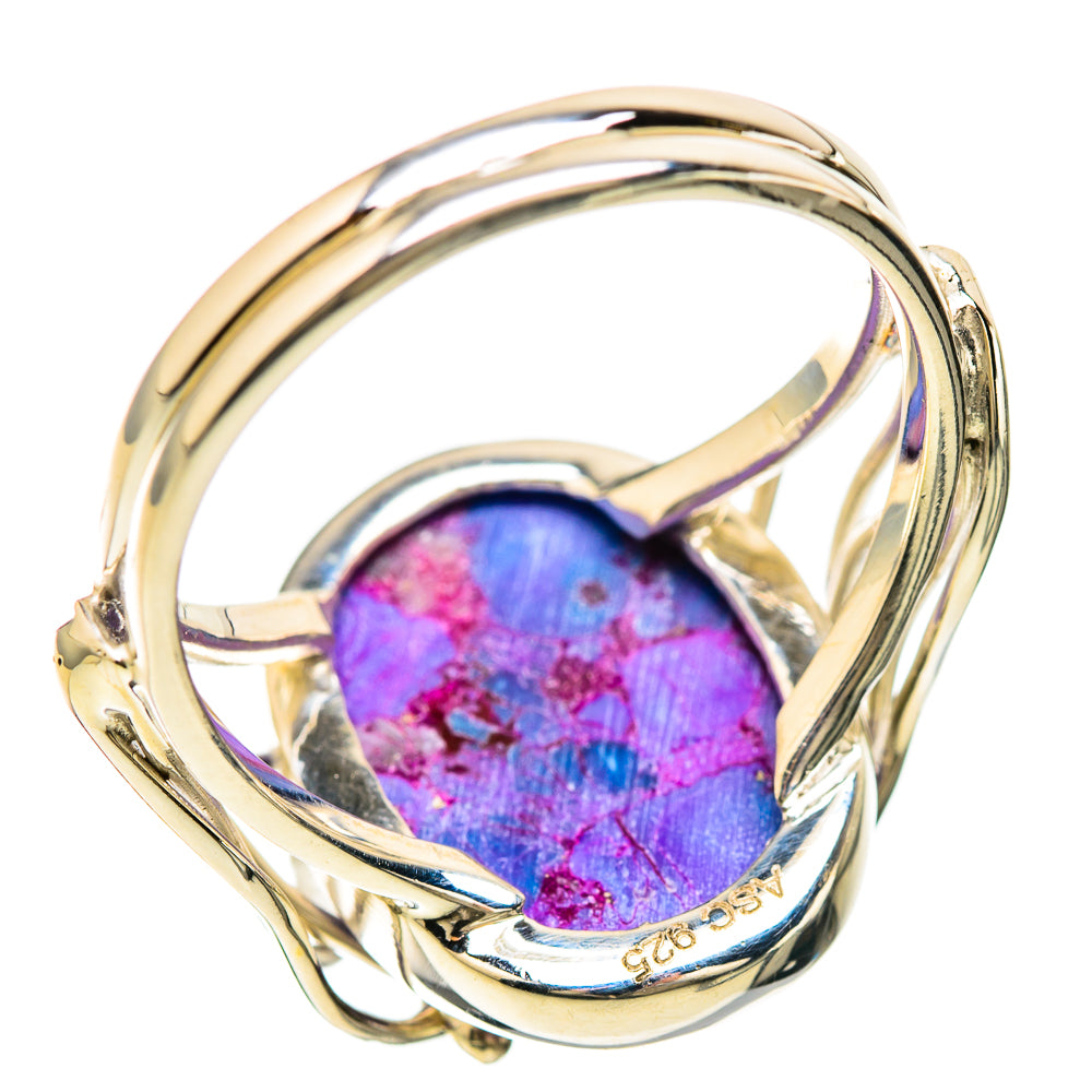 Purple Copper Composite Turquoise Rings handcrafted by Anasilvercos - RING129208 - Photo 3