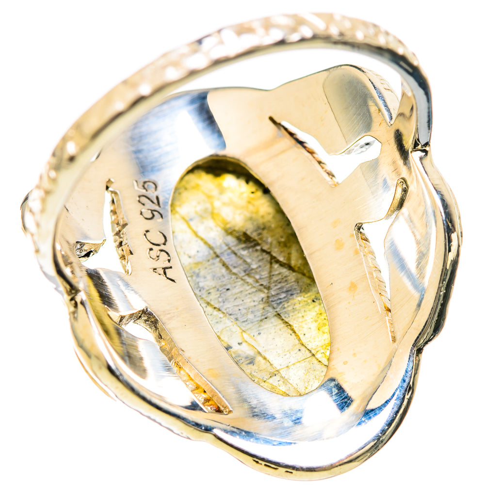 Labradorite Rings handcrafted by Anasilvercos - RING129217 - Photo 3