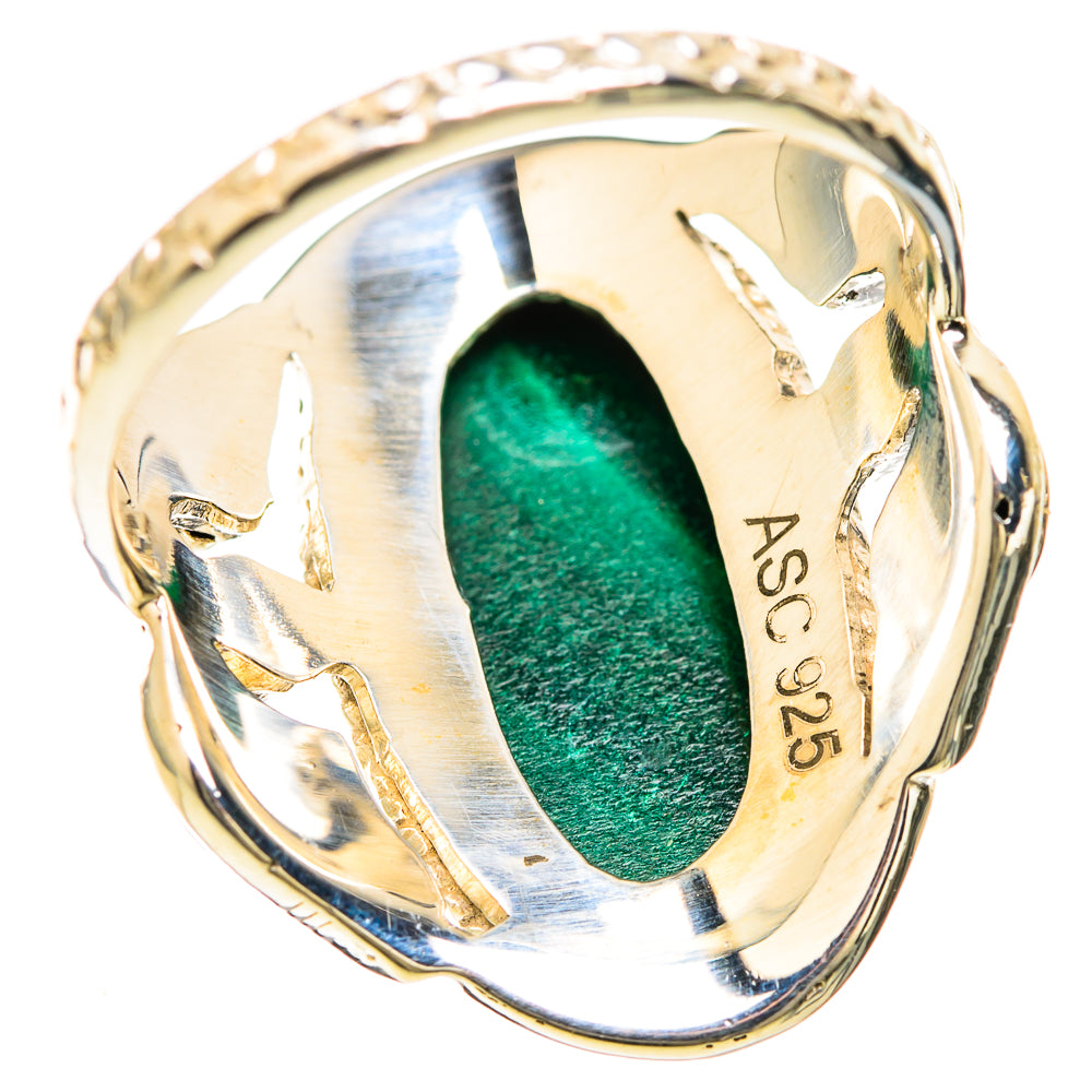 Malachite Rings handcrafted by Anasilvercos - RING129218 - Photo 3
