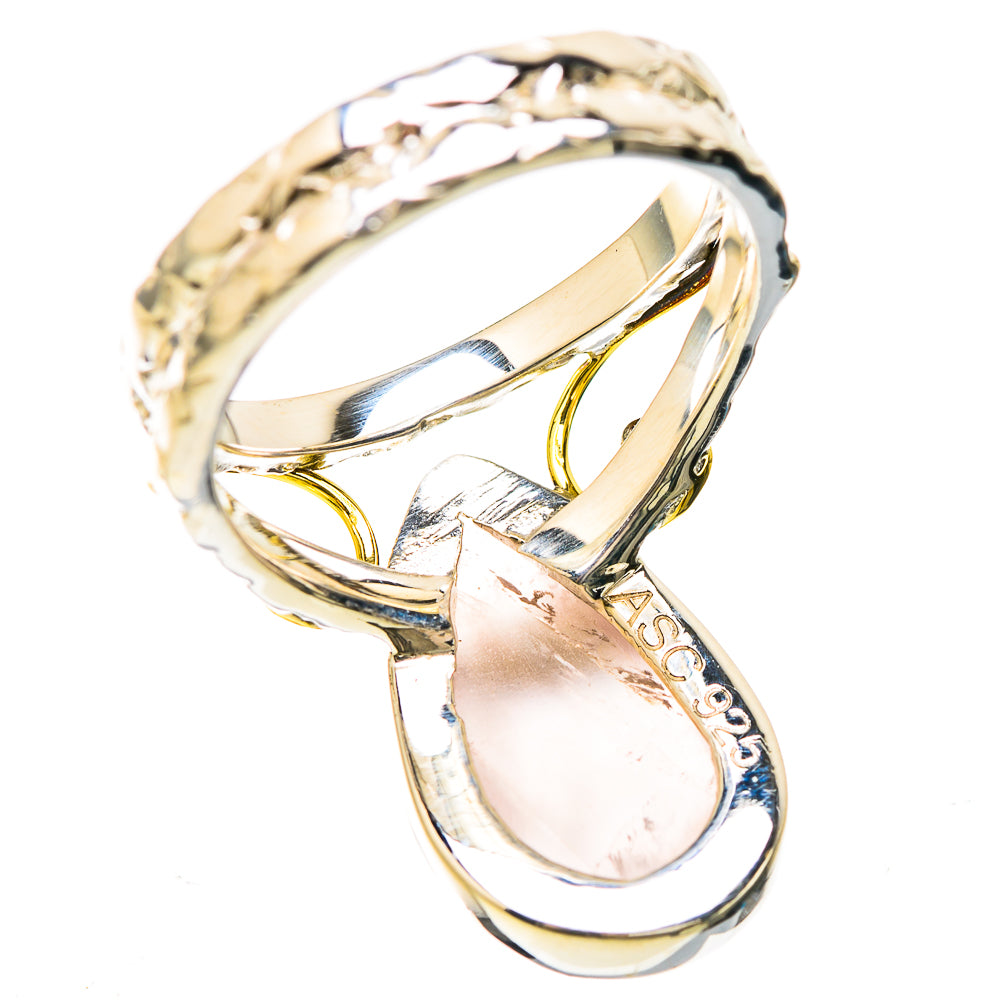 Rose Quartz Rings handcrafted by Anasilvercos - RING129234 - Photo 3