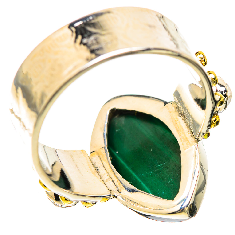 Malachite Rings handcrafted by Anasilvercos - RING129257 - Photo 3