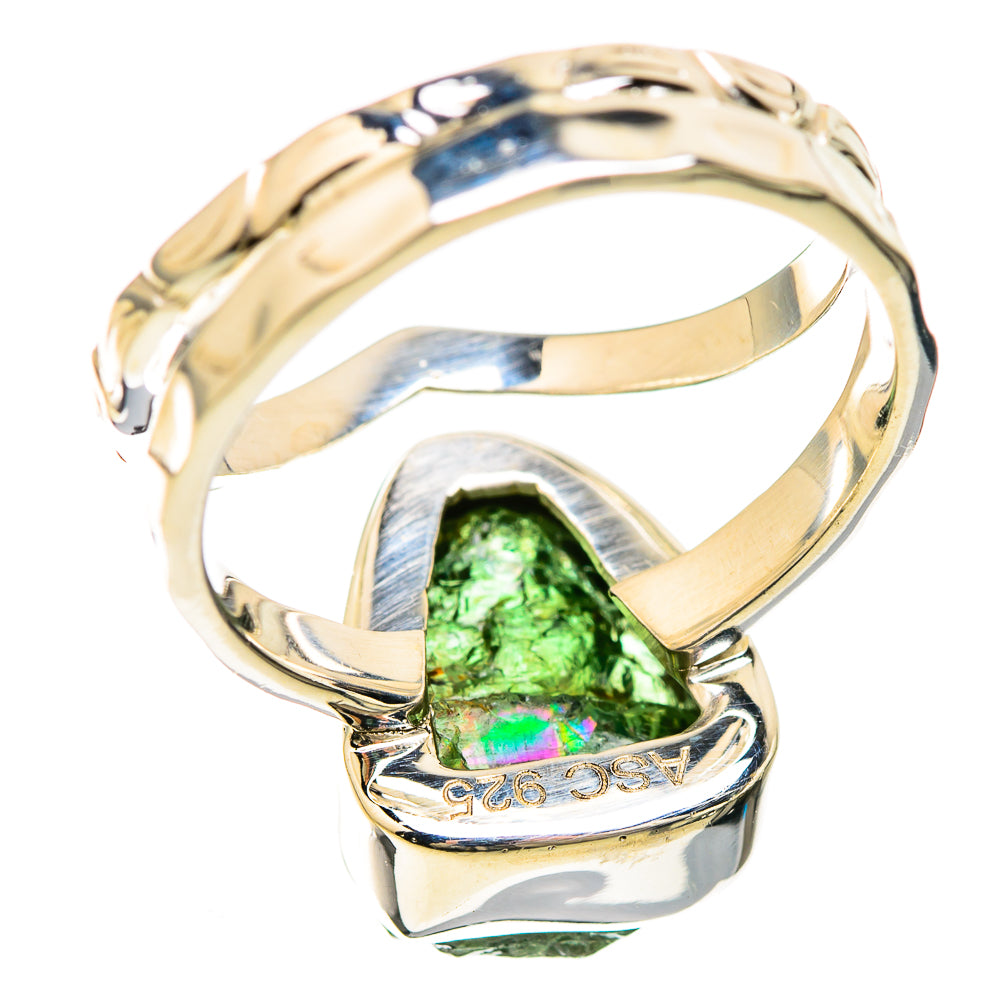 Chrome Diopside Rings handcrafted by Anasilvercos - RING129258 - Photo 3