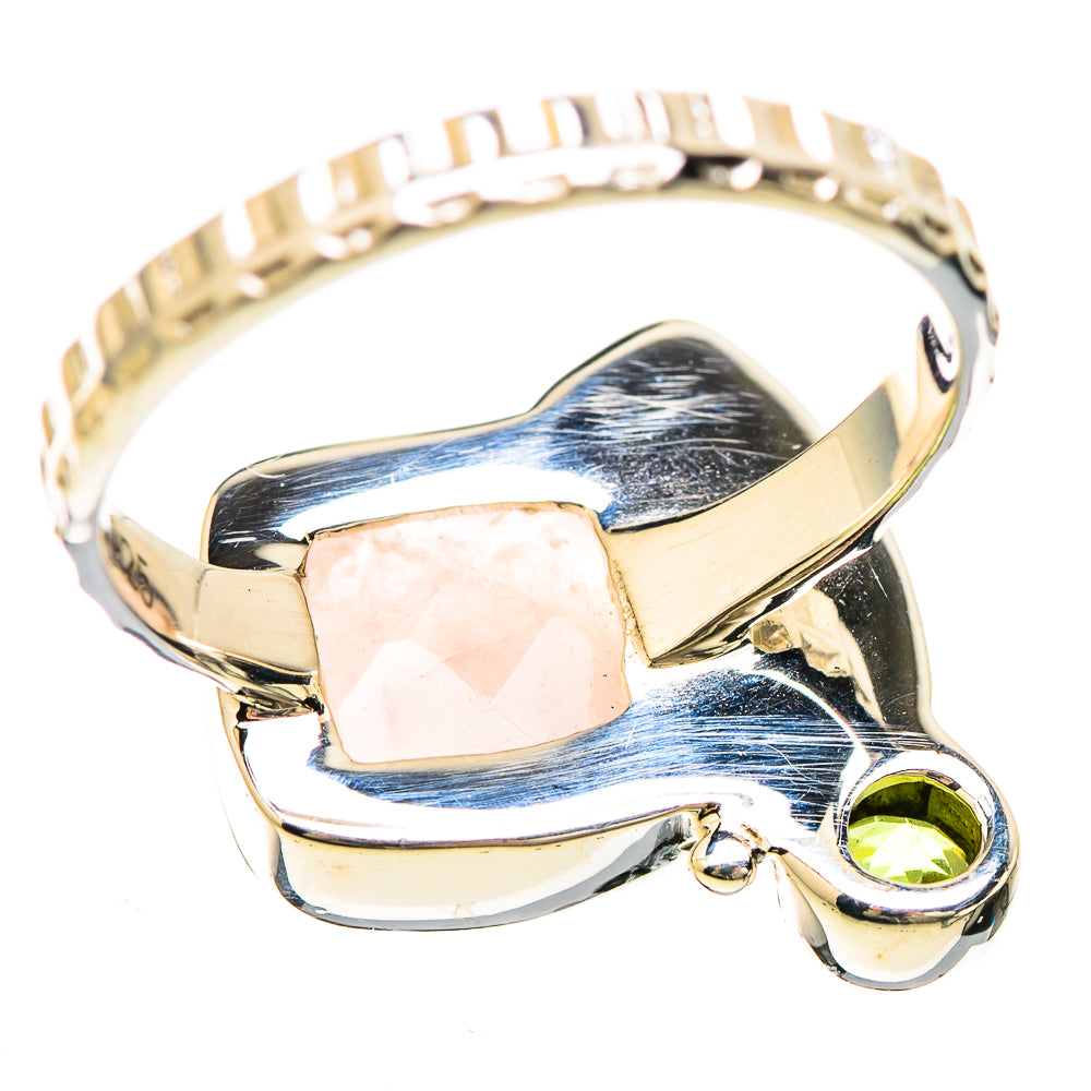 Rose Quartz Rings handcrafted by Anasilvercos - RING129260 - Photo 3